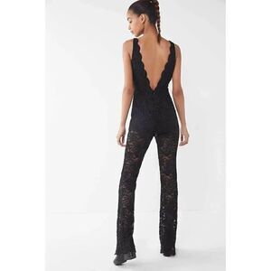 NWT STYLESTALKER HELENA ASH STRETCH LACE JUMPSUIT